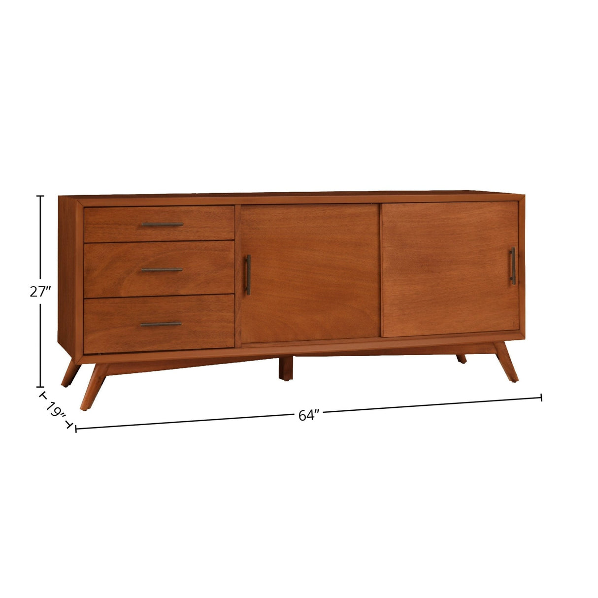 Flynn Large TV Console, Acorn