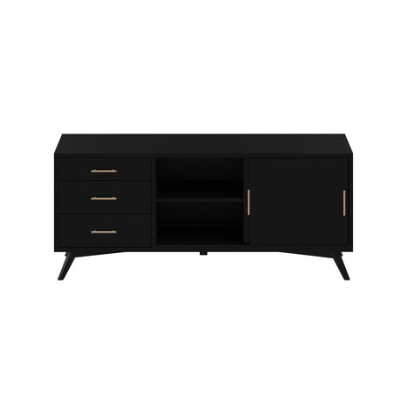 Flynn Large TV Console, Black