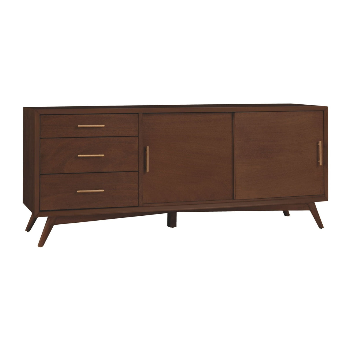 Flynn Large TV Console, Walnut