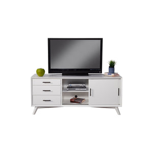 Flynn Large TV Console, White