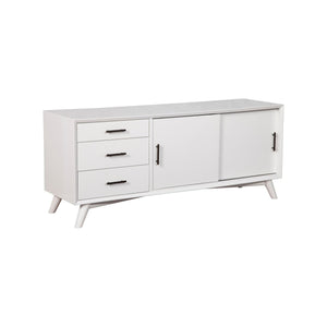 Flynn Large TV Console, White