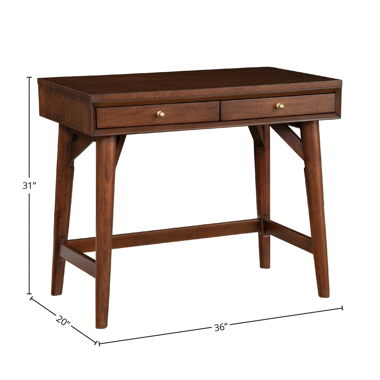 Flynn Mini Desk, Walnut