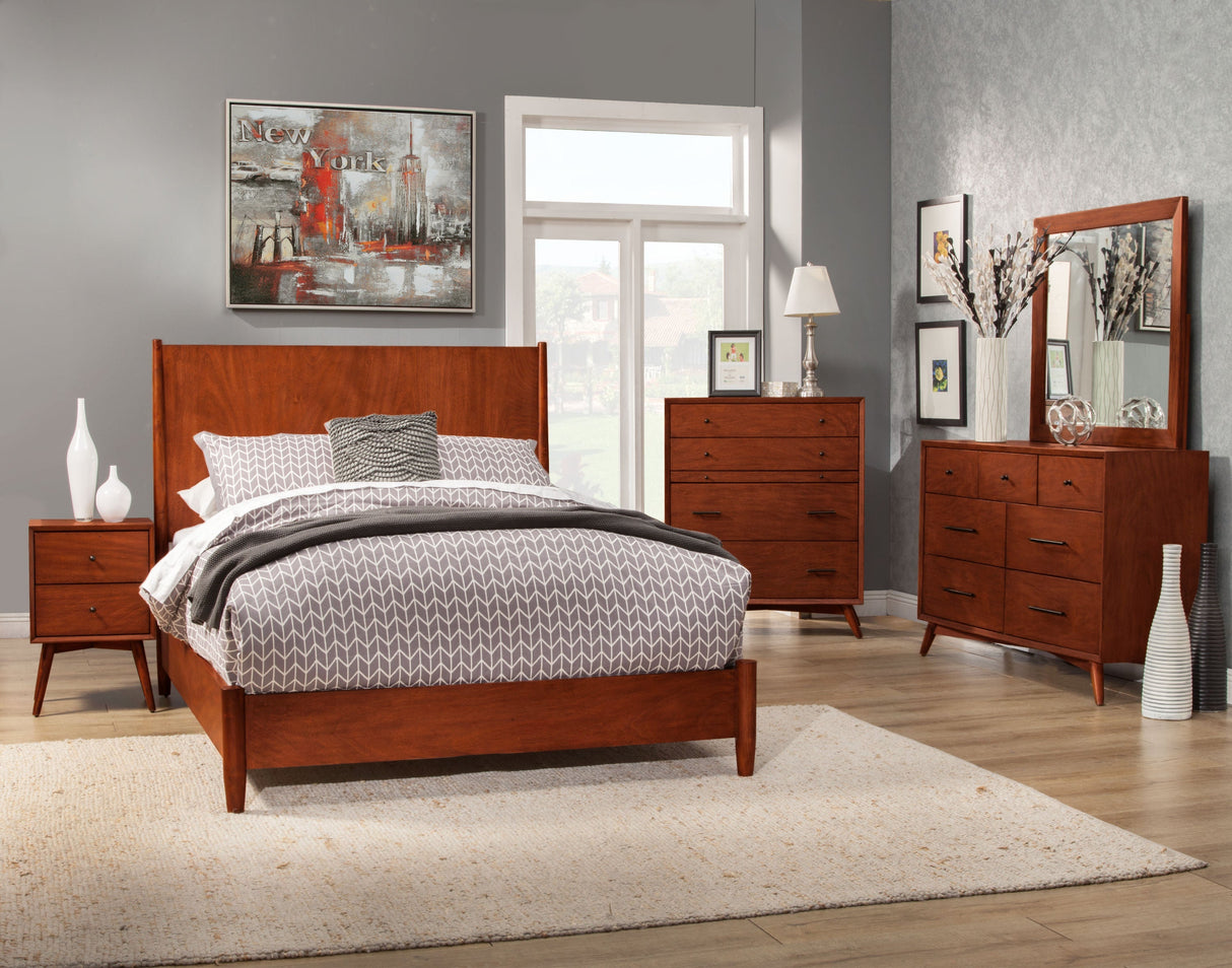 Flynn Panel Bed, Acorn