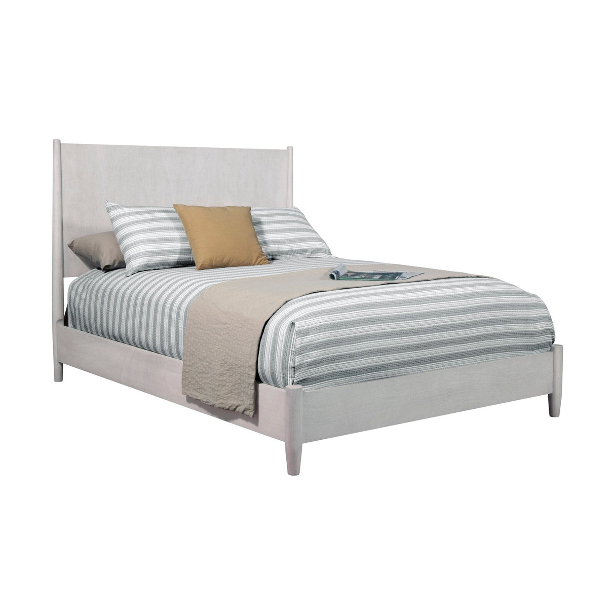 Flynn Panel Bed, Gray