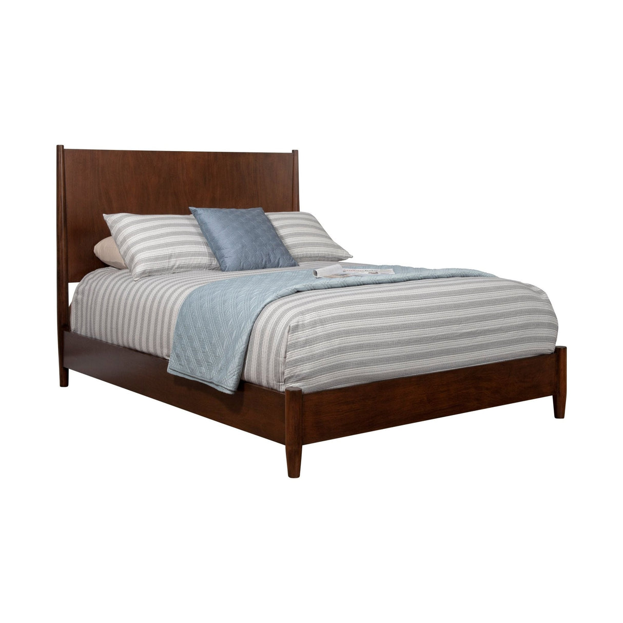 Flynn Panel Bed, Walnut