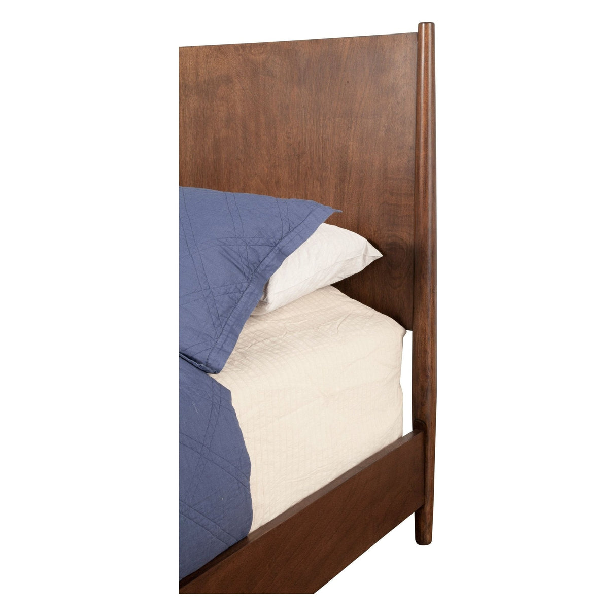 Flynn Panel Bed, Walnut