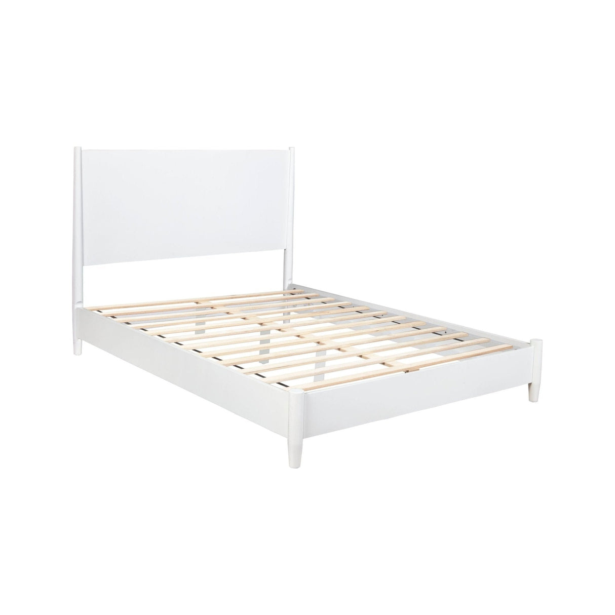 Flynn Platform Bed, White