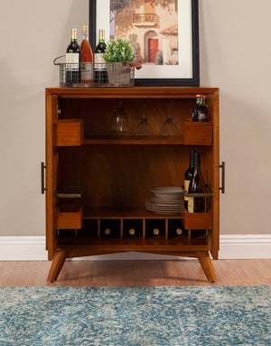 Flynn Small Bar Cabinet, Acorn