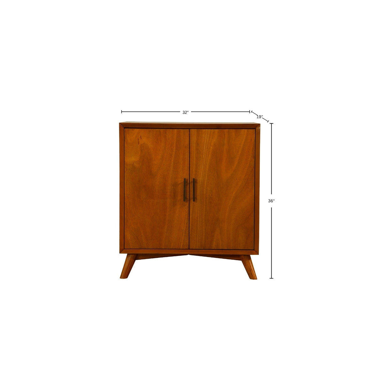 Flynn Small Bar Cabinet, Acorn