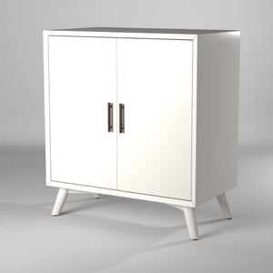 Flynn Small Bar Cabinet, White