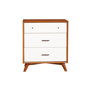 Flynn Small Chest, Acorn & White