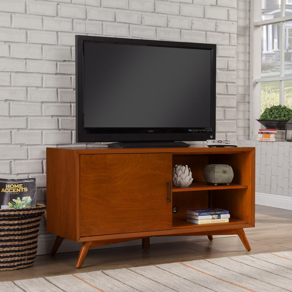 Flynn Small TV Console, Acorn