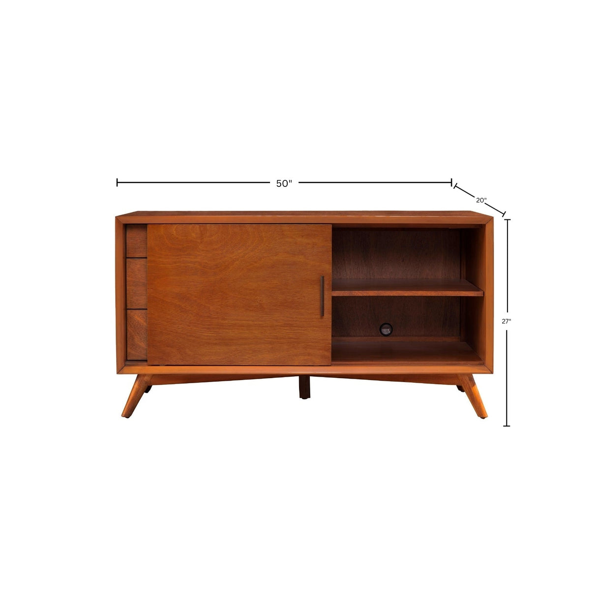 Flynn Small TV Console, Acorn