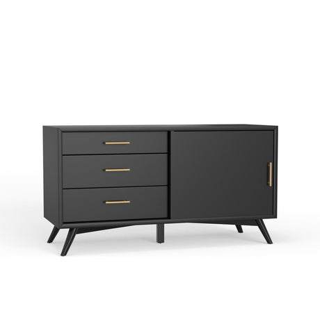 Flynn Small TV Console, Black