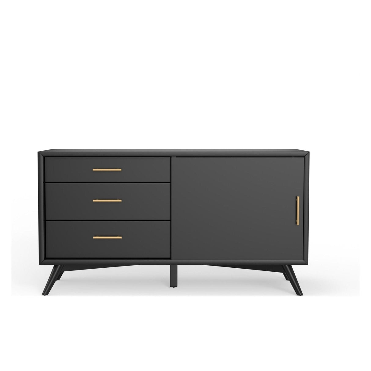 Flynn Small TV Console, Black