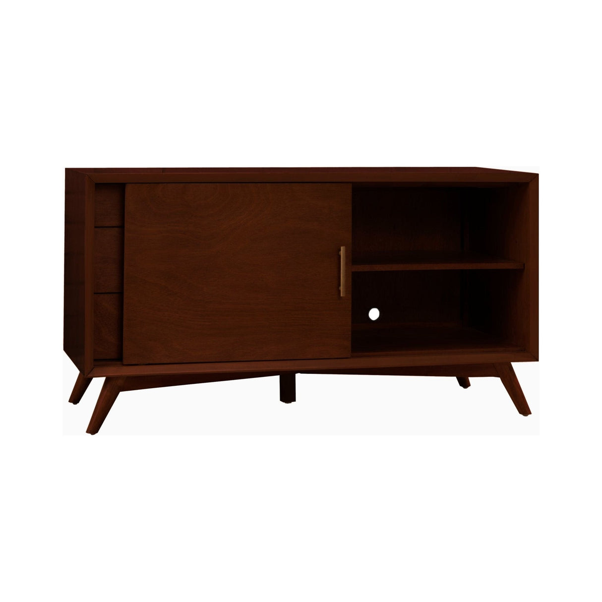 Flynn Small TV Console, Walnut