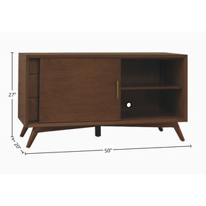 Flynn Small TV Console, Walnut