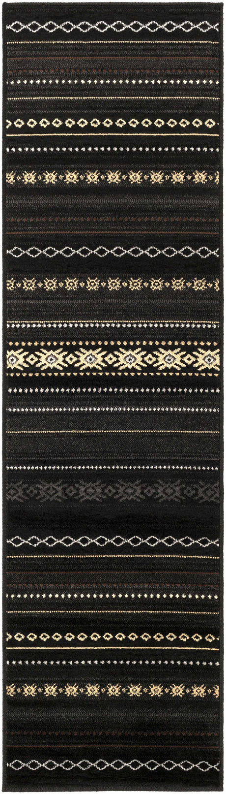 Fogertown Black Western Rug