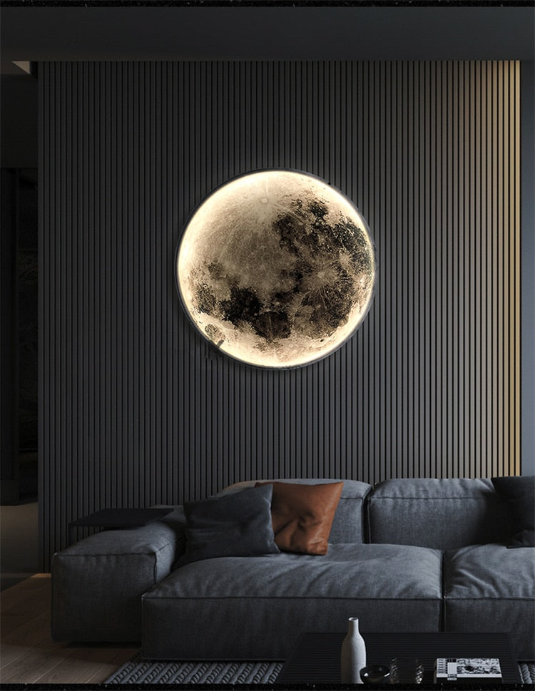 Full Moon Wall Light