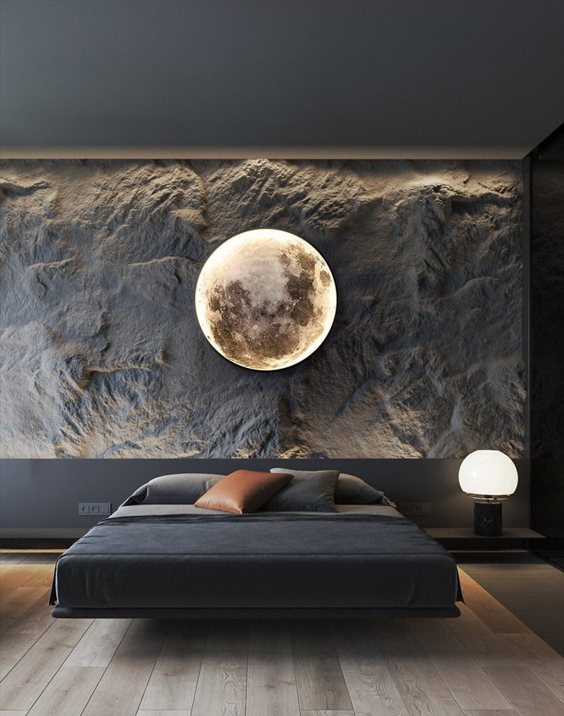 Full Moon Wall Light