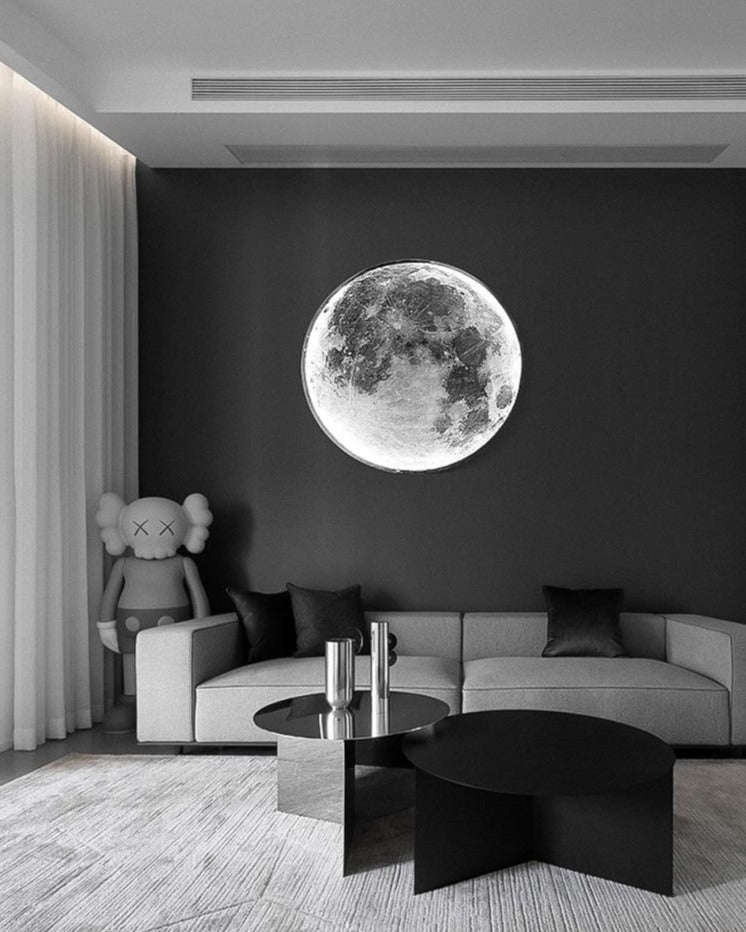 Full Moon Wall Light