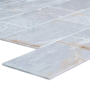 Fume Gray Marble Floor and Wall Tile - Livfloors Collection
