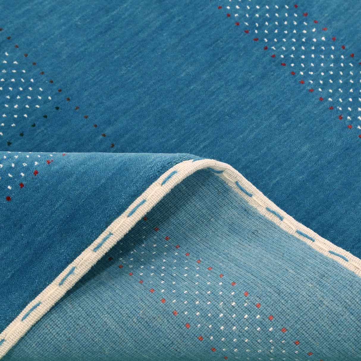 Gabbeh Design Hand Loomed Wool Area Rug