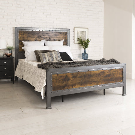 Galen Rustic Queen Bed