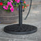 Geneva Weave Round Outdoor Patio Umbrella Base