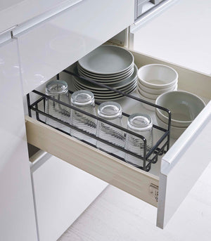 Glass and Mug Cabinet Organizer - Steel