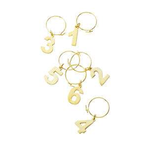 Gold Plated Wine Charms
