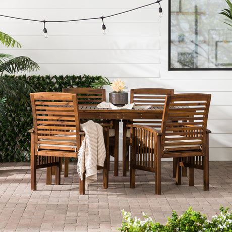 Greeley Outdoor Patio 5-Piece Dining Set