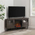 Griffin Modern Fireplace Corner TV Stand