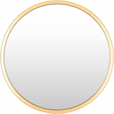 Guinda Round Gold Framed Wall Mirror