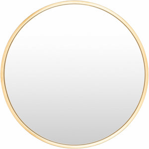 Guinda Round Gold Framed Wall Mirror