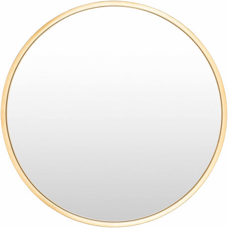 Guinda Round Gold Framed Wall Mirror