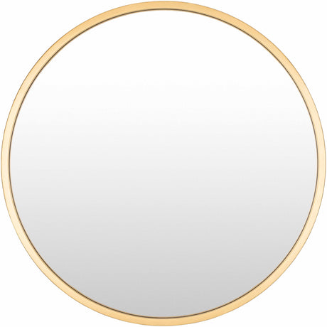 Guinda Round Gold Framed Wall Mirror