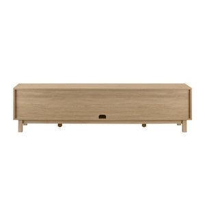 Hamkke Boho 2-Door Faux Rattan TV Stand