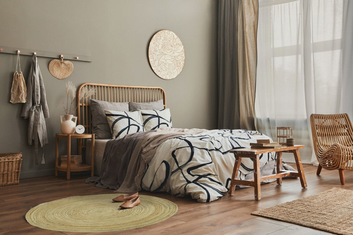 Hand Braided Solid Round natural Brown Jute Rug | JR6