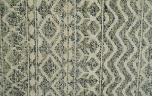 Hand Knotted 4x6 Beige, Camel and Olive Modern Contemporary Southwestern Tribal Trellis Recycled Silk Area Rug | OP59