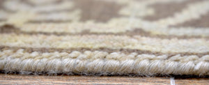 Hand Knotted Oriental Oushak Wool Runner Rug