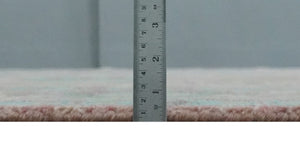 Hand Knotted Pink, Aqua and Purple Vibrant colorful Multi Size Oushak Wool Area Rug