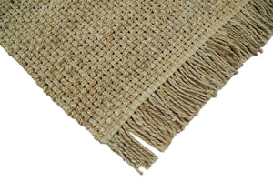 Hand Woven 100% Natural Fiber Brown Natural Jute Rug | JR007