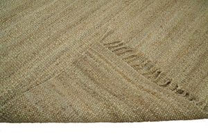Hand Woven 100% Natural Fiber Brown Natural Jute Rug | JR008