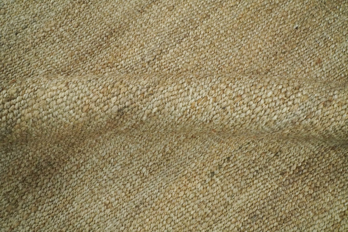 Hand Woven 100% Natural Fiber Brown Natural Jute Rug | JR008