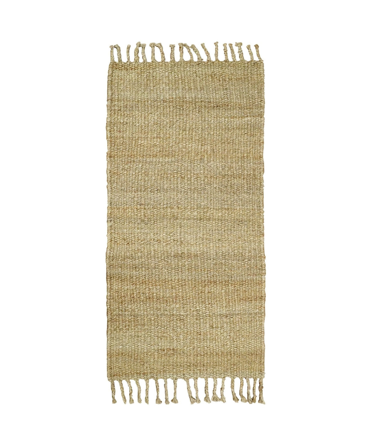 Hand Woven 100% Natural Fiber Brown Natural Jute Rug | JR008