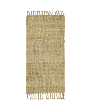 Hand Woven 100% Natural Fiber Brown Natural Jute Rug | JR008