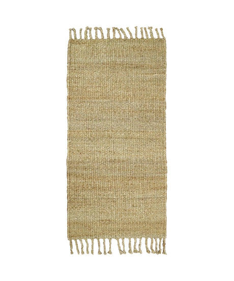 Hand Woven 100% Natural Fiber Brown Natural Jute Rug | JR008