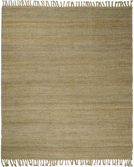 Hand Woven 100% Natural Fiber Brown Natural Jute Rug | JR008