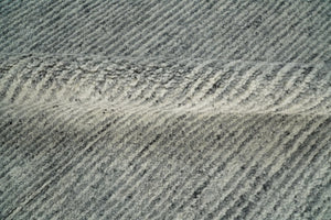 Hand Woven 8x10 Shaded Gray and Silver Rug Made with Fine Wool | TRDCP77810